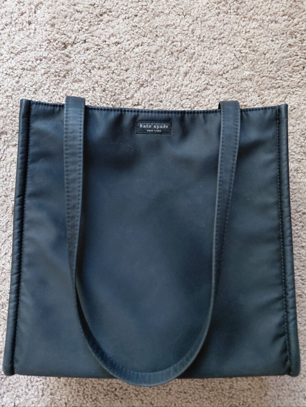 Kate Spade Vintage Nylon Black Tote Bag